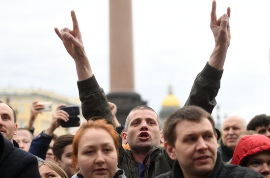 Peterburg live (St. Petersburg live) festival as part of SPIEF