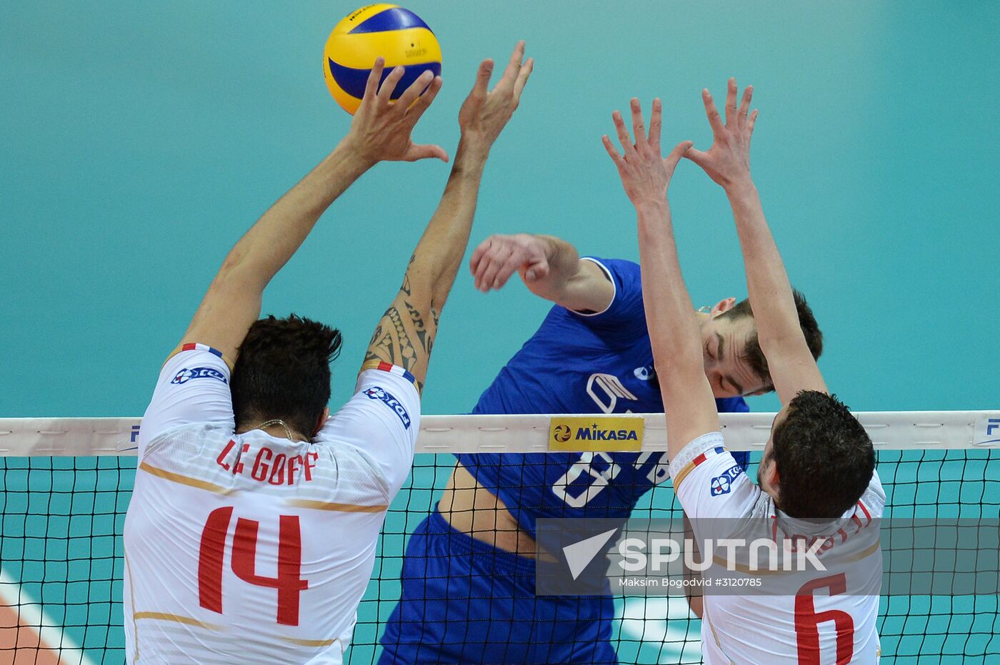 FIVB World League. Men. Russia vs. France