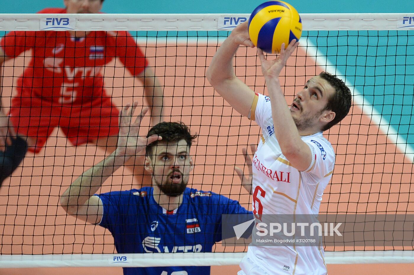 FIVB World League. Men. Russia vs. France