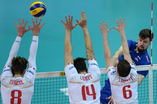 FIVB World League. Men. Russia vs. France