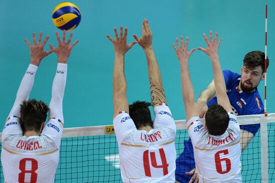 FIVB World League. Men. Russia vs. France