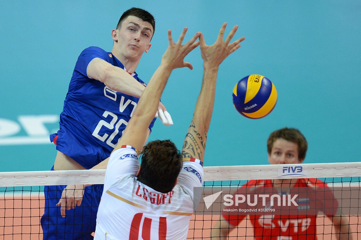 FIVB World League. Men. Russia vs. France