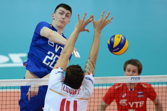 FIVB World League. Men. Russia vs. France