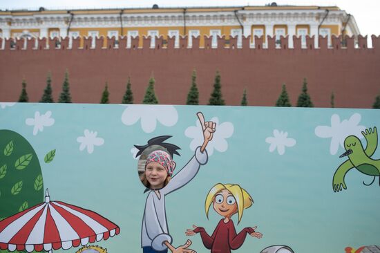 Red Square Book Festival. Day One