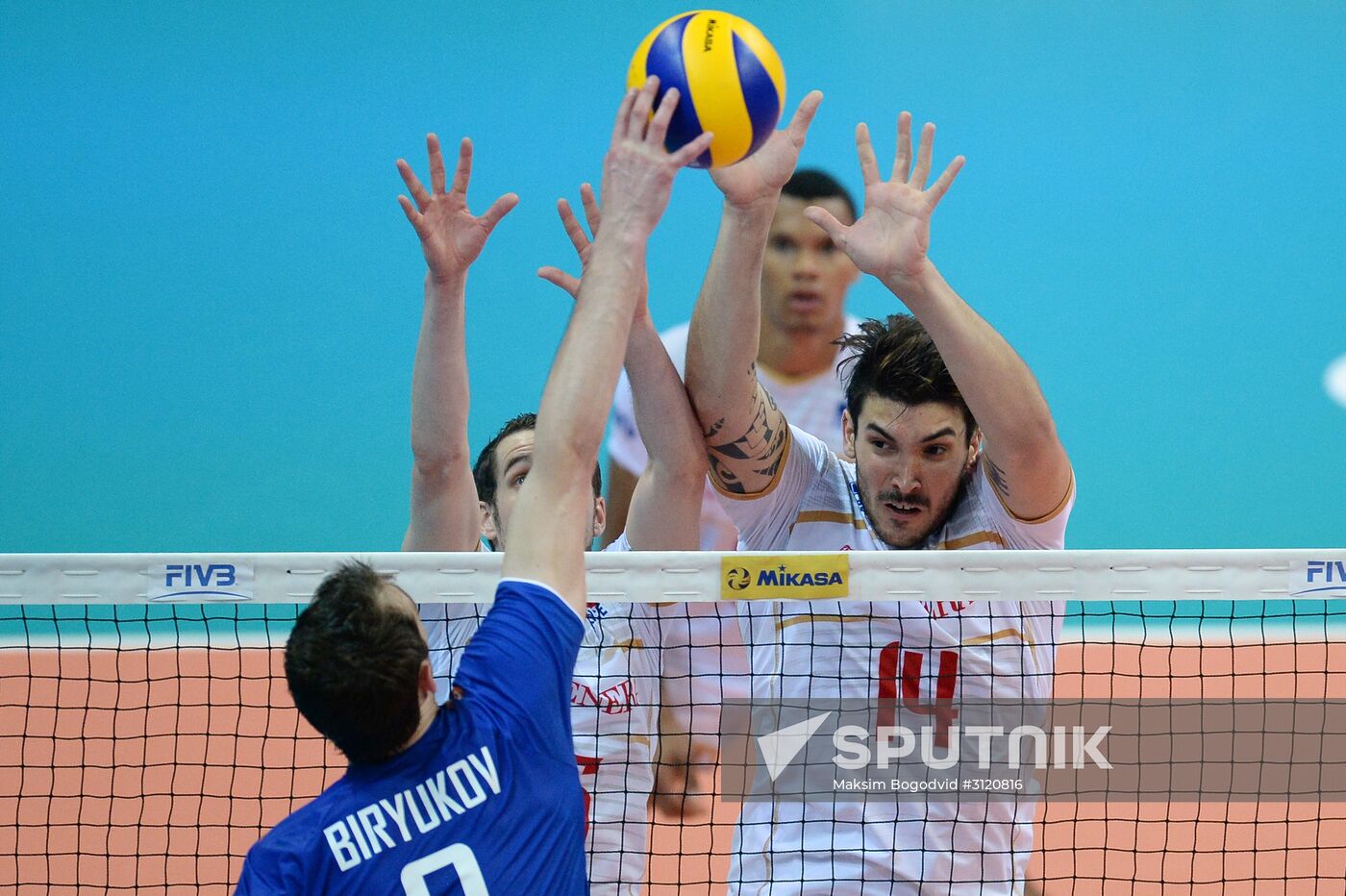 FIVB World League. Men. Russia vs. France