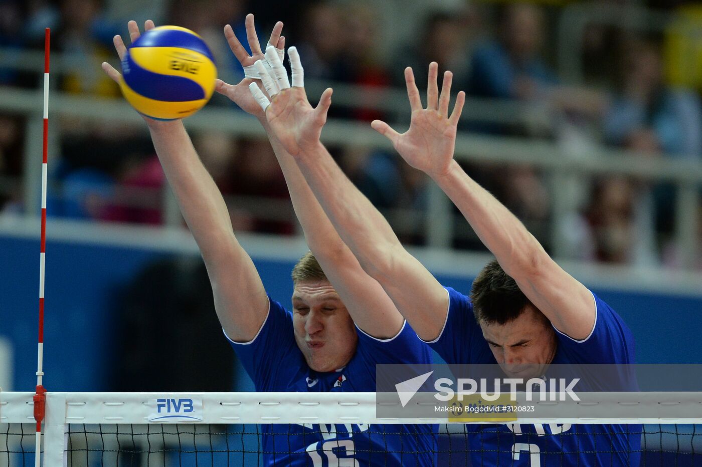 FIVB World League. Men. Russia vs. France