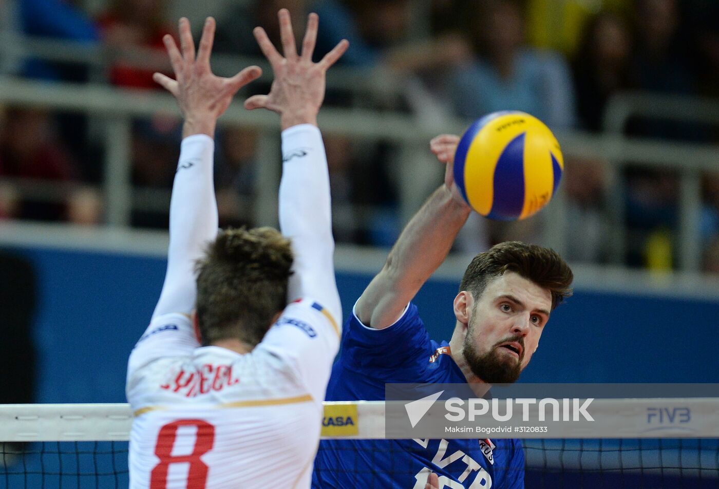 FIVB World League. Men. Russia vs. France