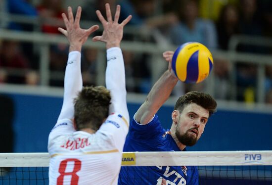 FIVB World League. Men. Russia vs. France