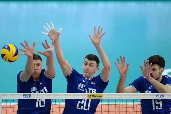 FIVB World League. Men. Russia vs. France