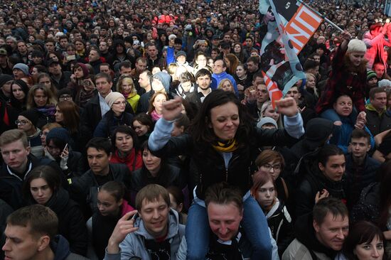 Peterburg live (St. Petersburg live) festival as part of SPIEF