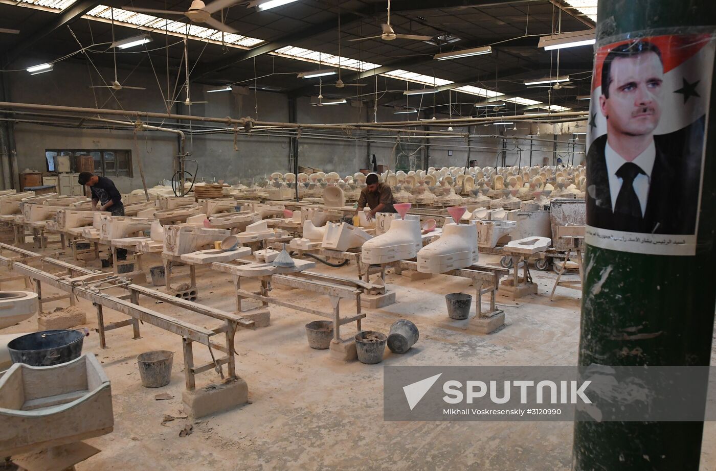 Ceramic ware production plant in Hama