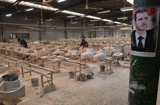 Ceramic ware production plant in Hama