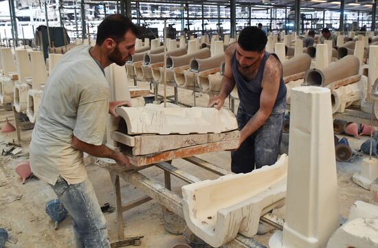 Ceramic ware production plant in Hama
