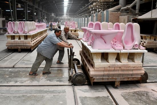 Ceramic ware production plant in Hama