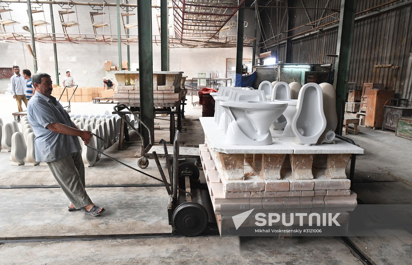 Ceramic ware production plant in Hama
