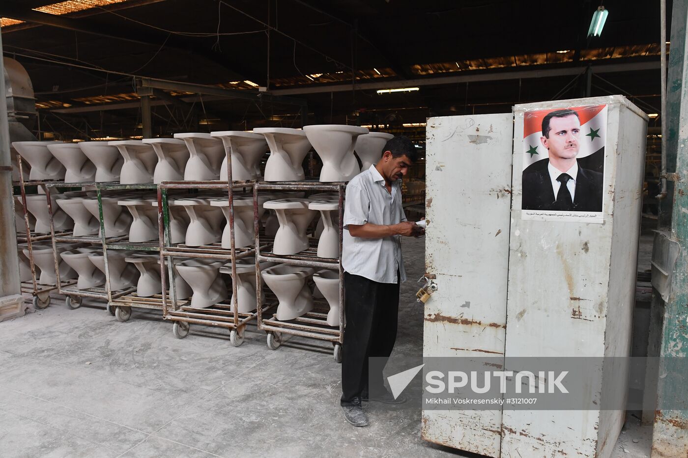 Ceramic ware production plant in Hama