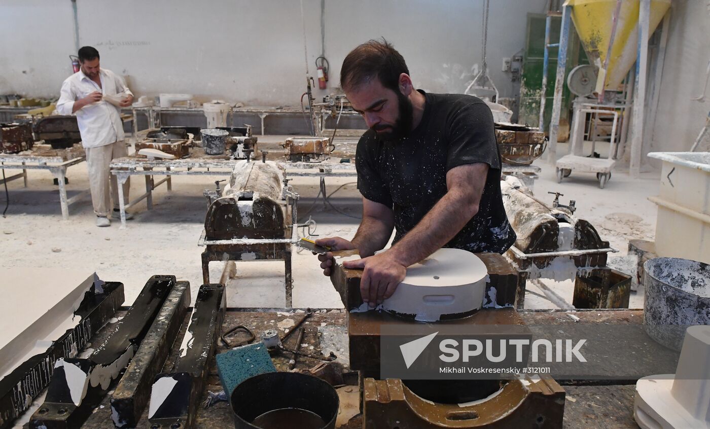 Ceramic ware production plant in Hama