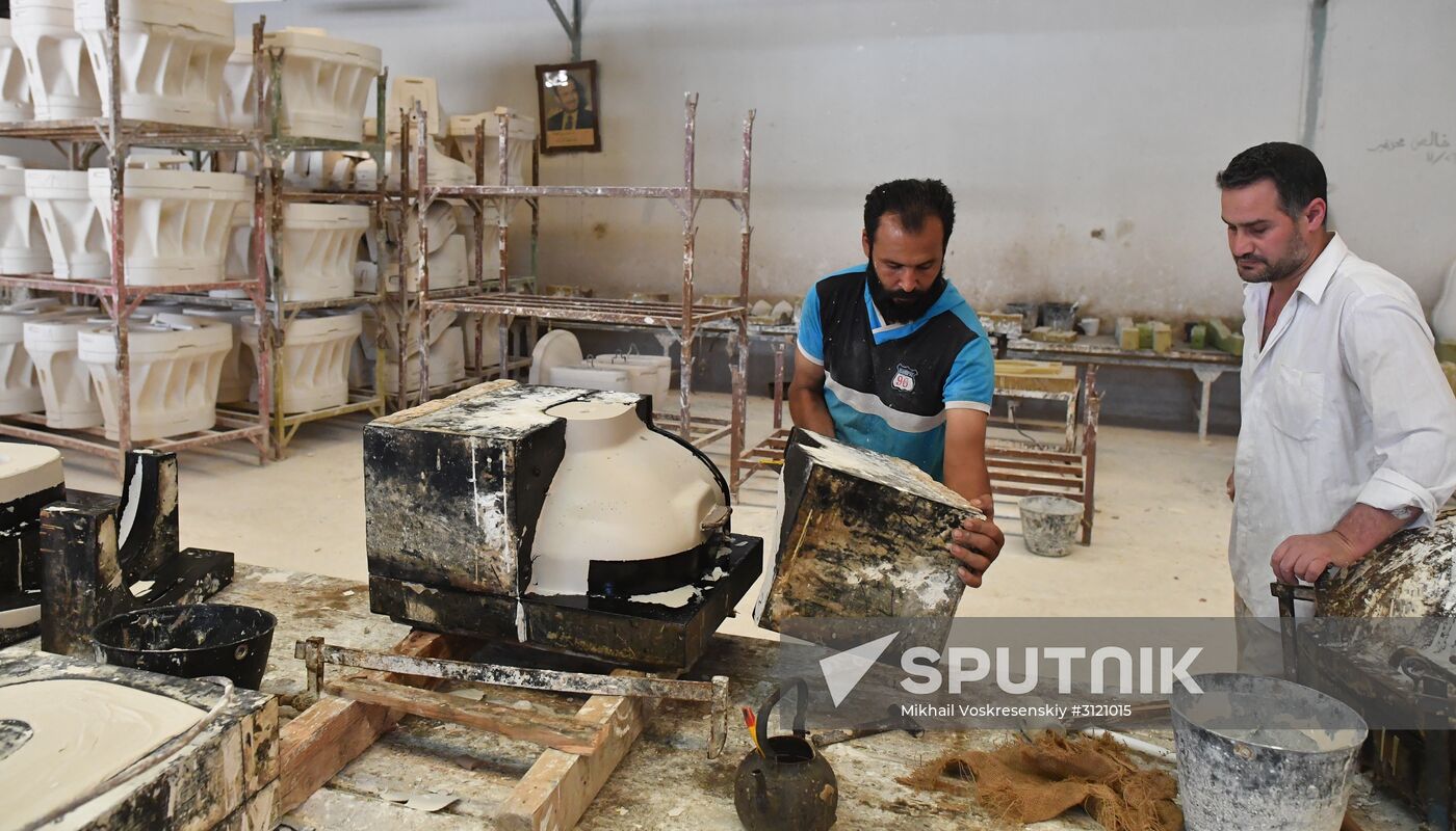 Ceramic ware production plant in Hama