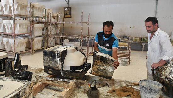 Ceramic ware production plant in Hama