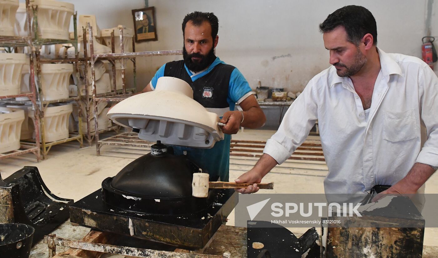 Ceramic ware production plant in Hama