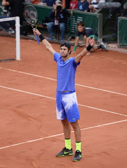 Tennis. Roland Garros. Day Eight