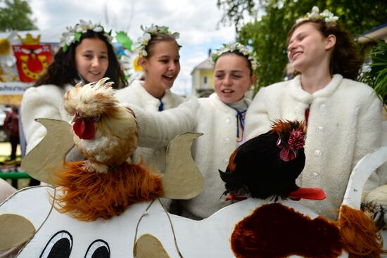 Slavic folk festival in Voronezh