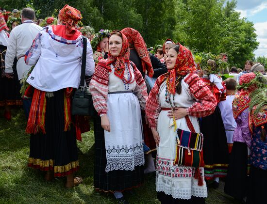 Slavic folk festival in Voronezh