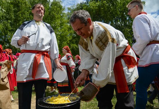 Slavic folk festival in Voronezh
