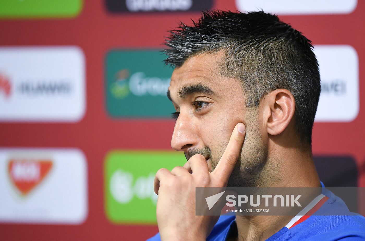 Russian national football team holds training session