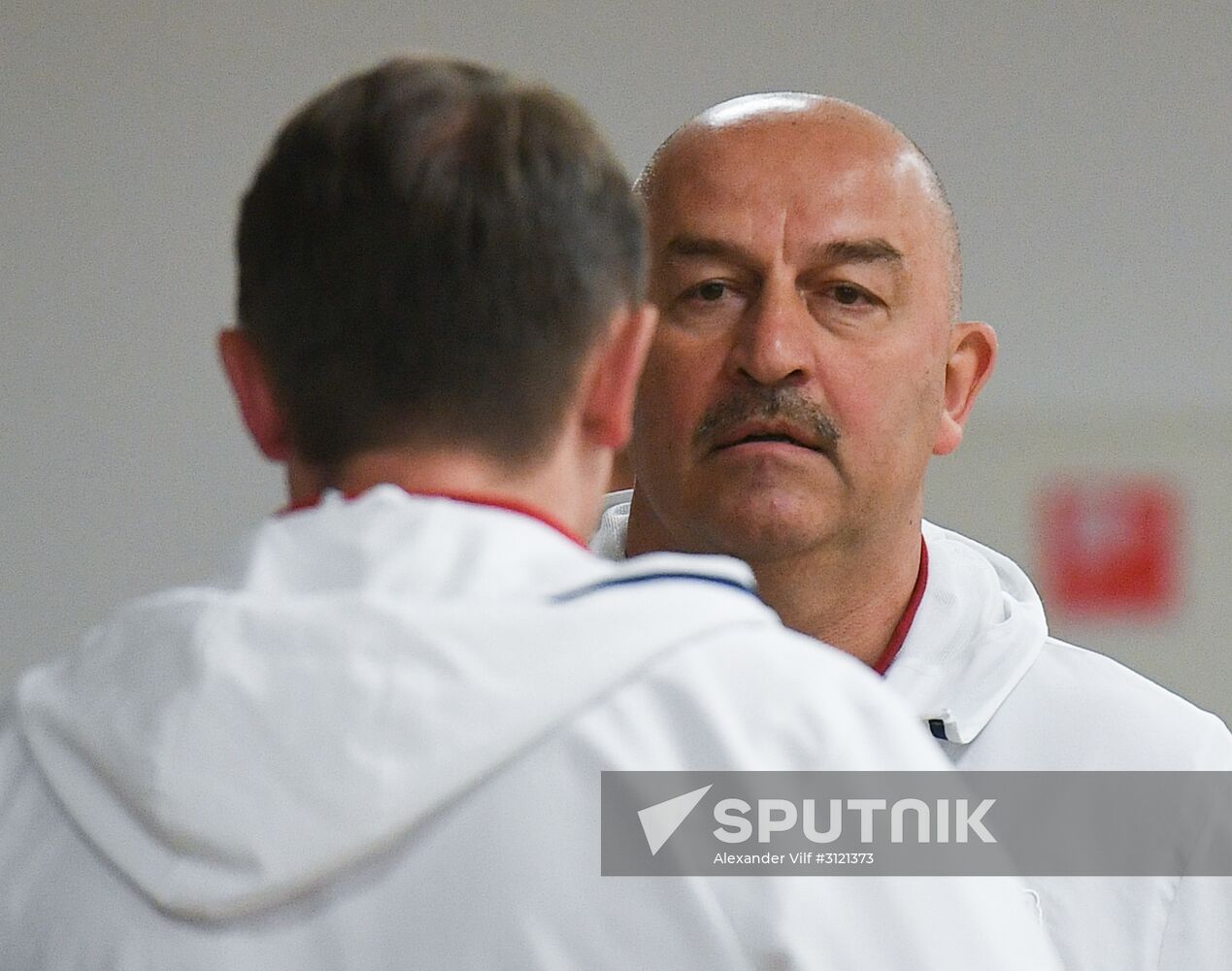 Russian national football team holds training session