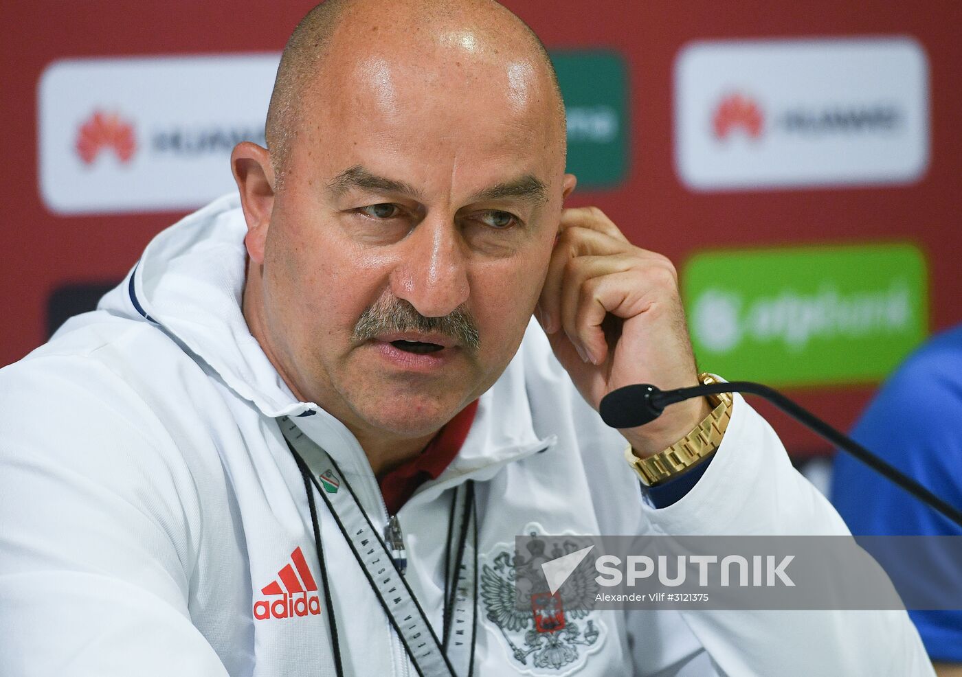 Russian national football team holds training session