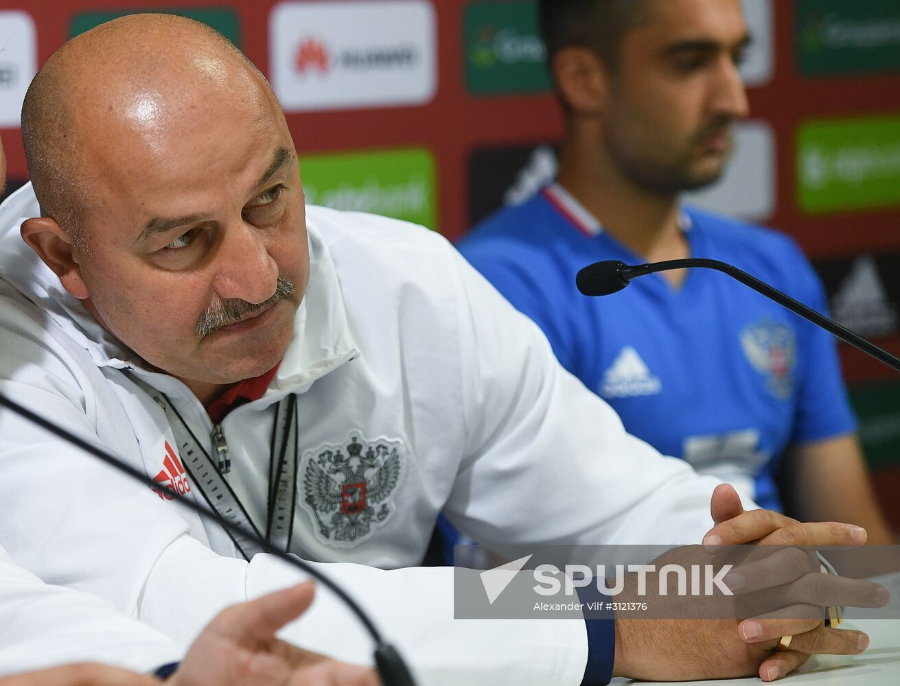 Russian national football team holds training session