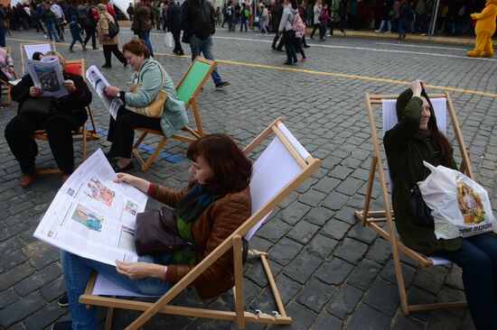 Red Square Book Festival. Day Two