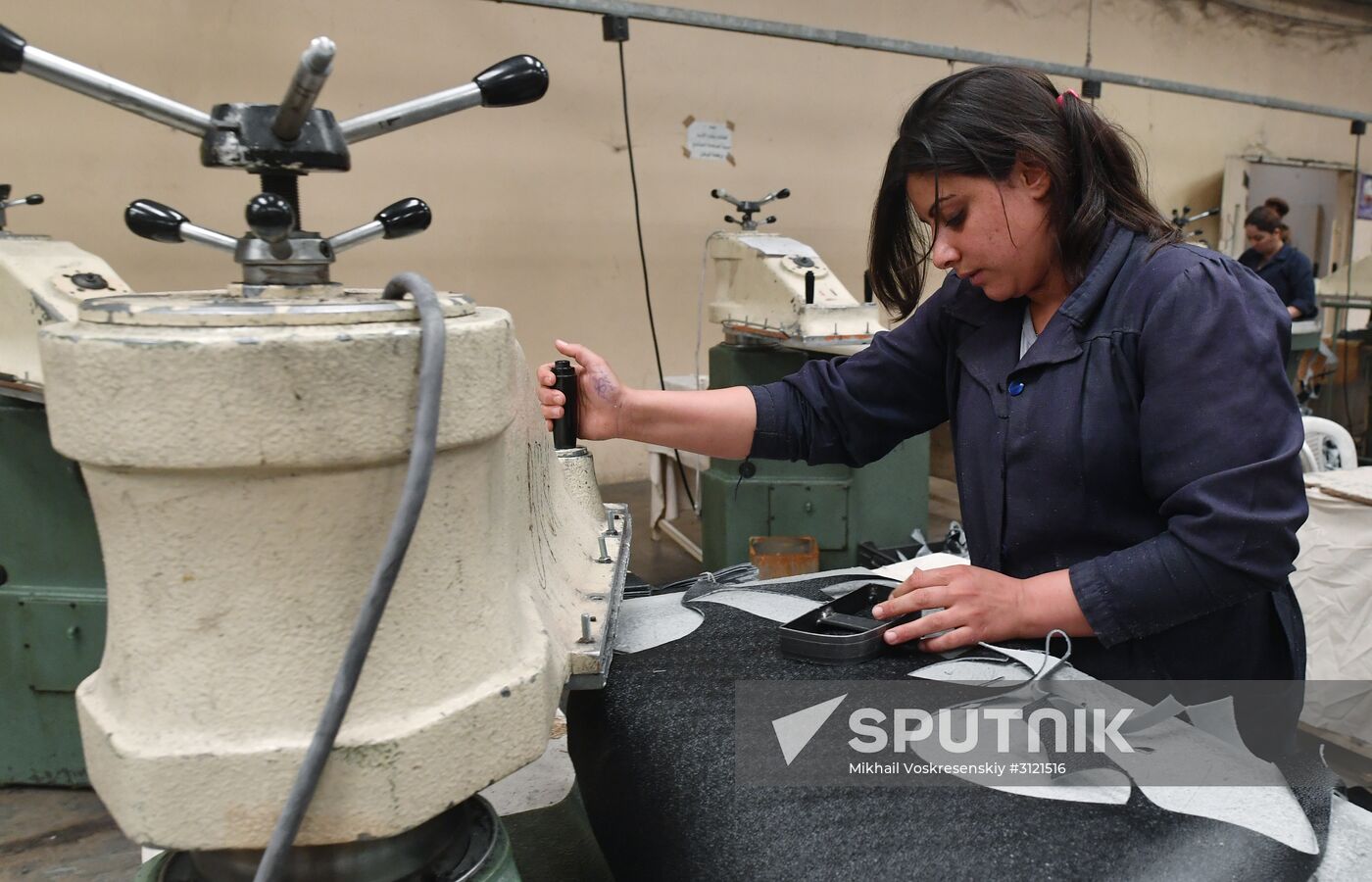 Shoe factory in Syrian Hama Governorate