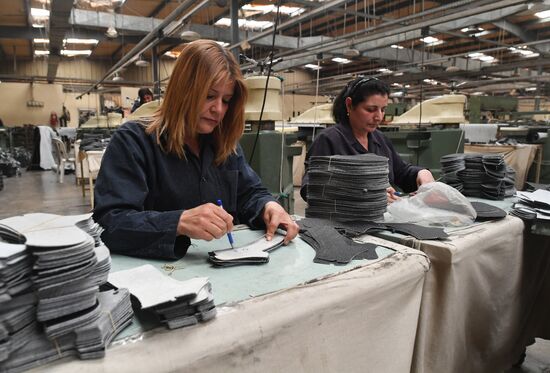 Shoe factory in Syrian Hama Governorate