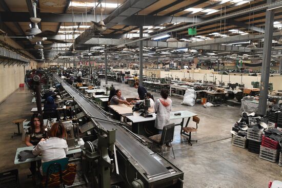 Shoe factory in Syrian Hama Governorate