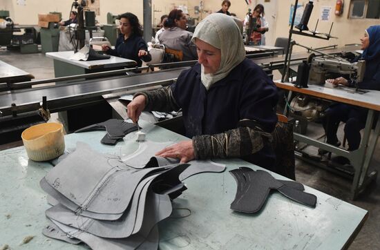 Shoe factory in Syrian Hama Governorate