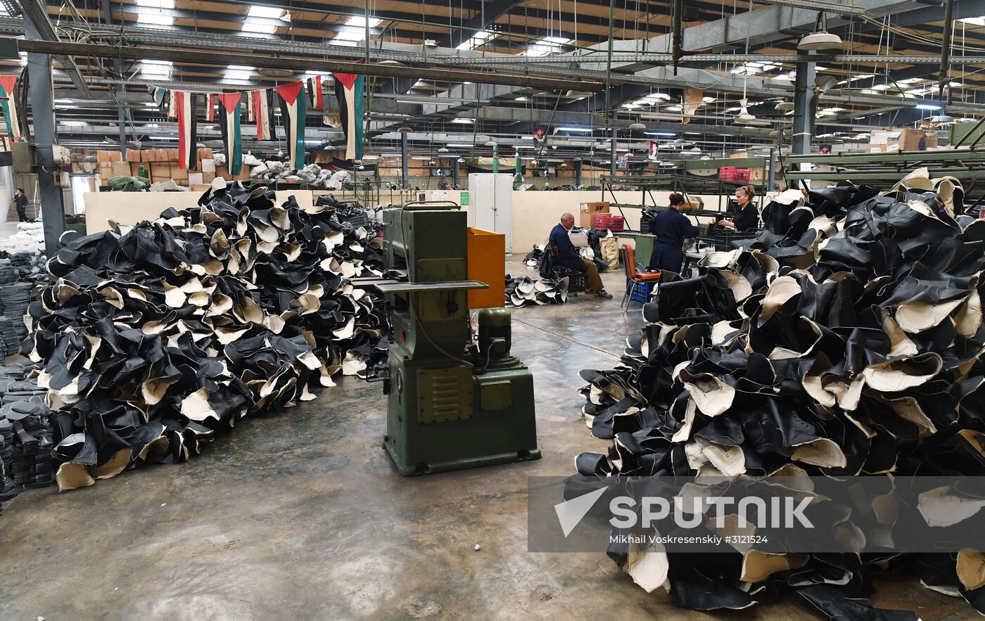 Shoe factory in Syrian Hama Governorate