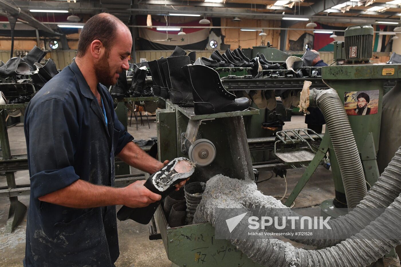 Shoe factory in Syrian Hama Governorate