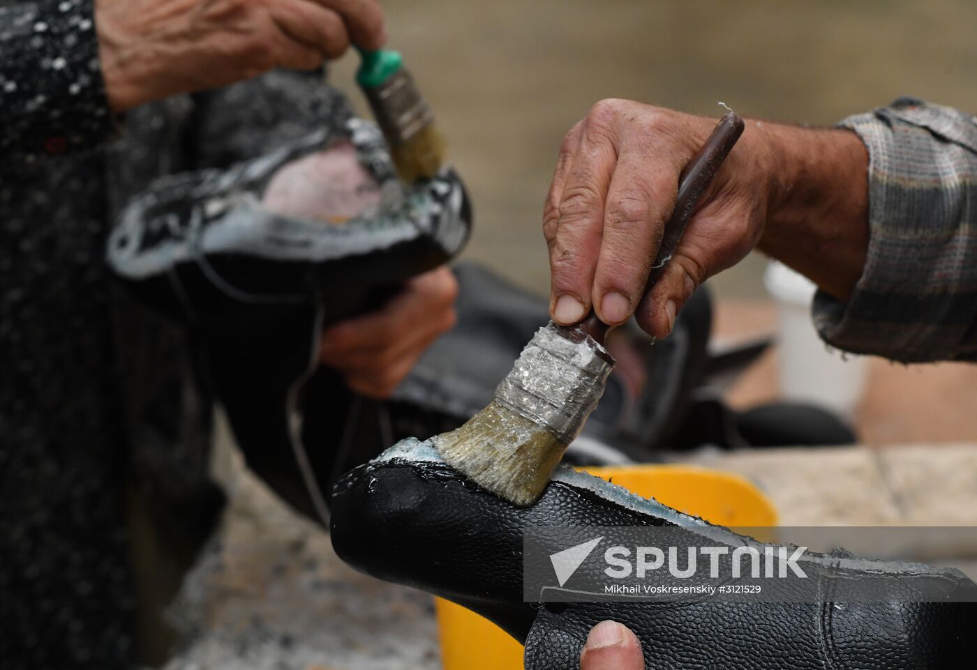 Shoe factory in Syrian Hama Governorate