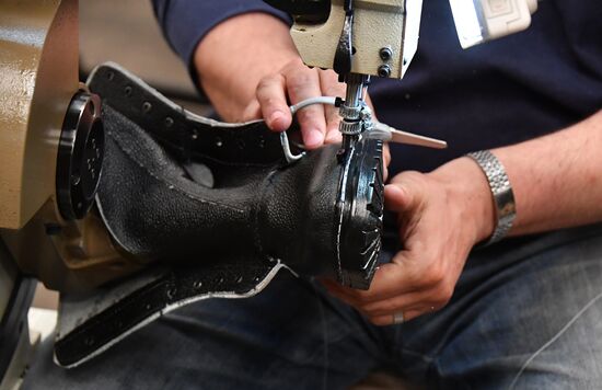 Shoe factory in Syrian Hama Governorate