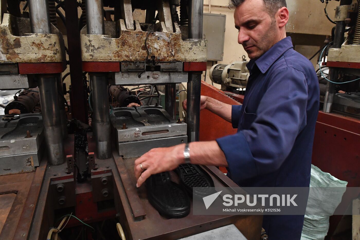 Shoe factory in Syrian Hama Governorate