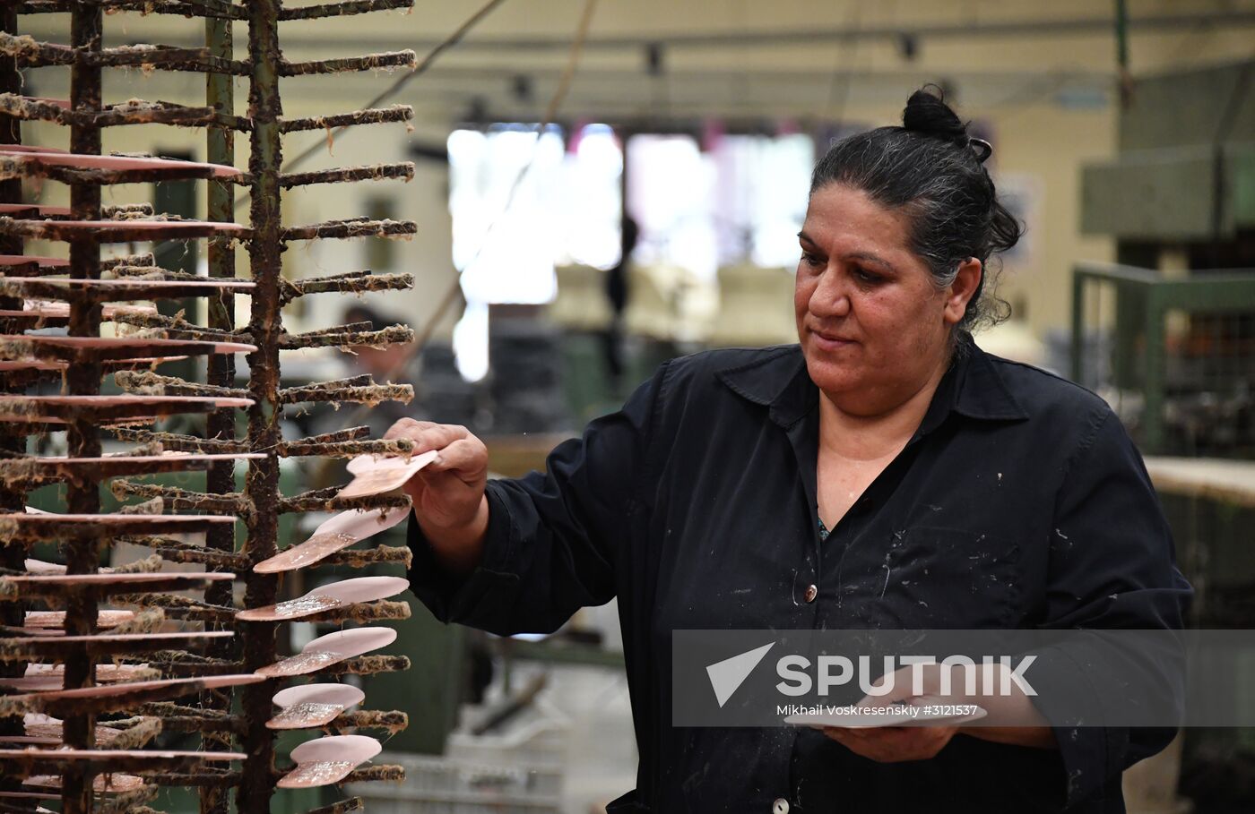 Shoe factory in Syrian Hama Governorate