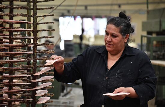 Shoe factory in Syrian Hama Governorate