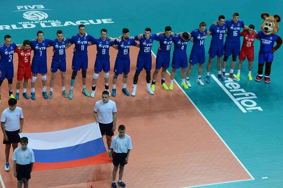 FIVB Volleyball World League. Men. Russia vs. Bulgaria