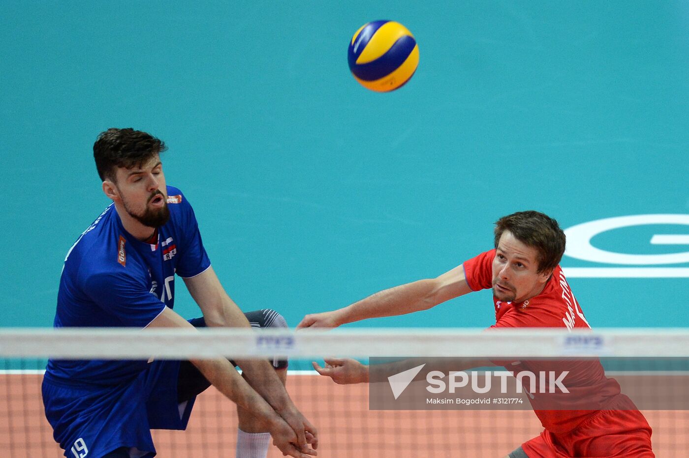 FIVB Volleyball World League. Men. Russia vs. Bulgaria