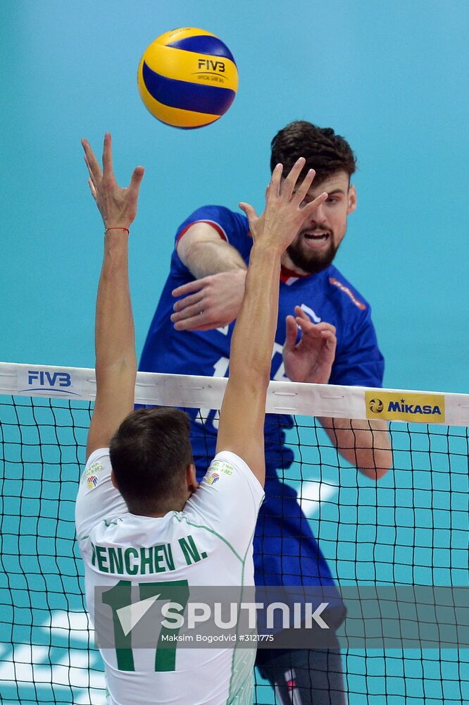 FIVB Volleyball World League. Men. Russia vs. Bulgaria
