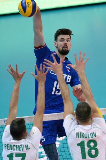 FIVB Volleyball World League. Men. Russia vs. Bulgaria