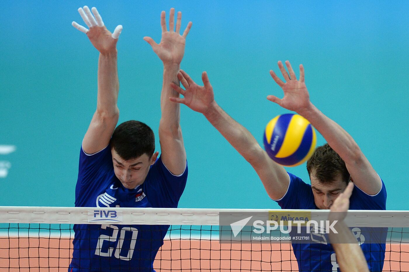 FIVB Volleyball World League. Men. Russia vs. Bulgaria