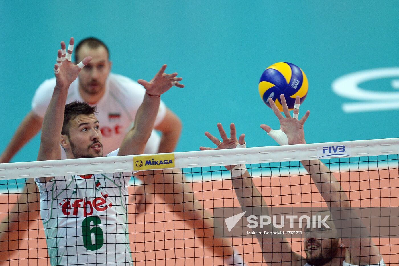 FIVB Volleyball World League. Men. Russia vs. Bulgaria